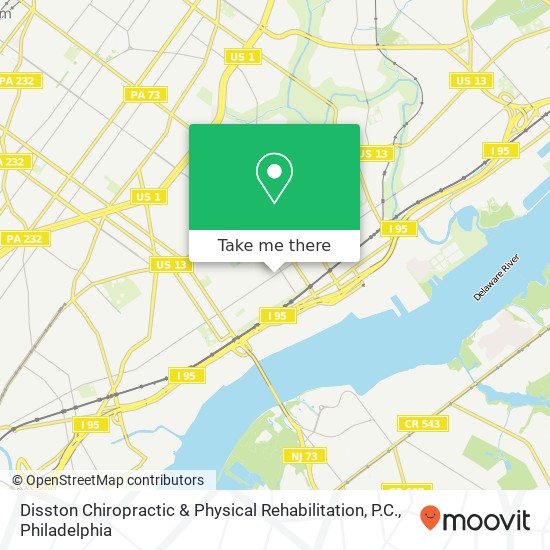 Disston Chiropractic & Physical Rehabilitation, P.C. map