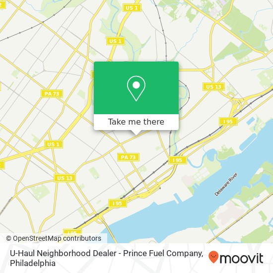 U-Haul Neighborhood Dealer - Prince Fuel Company map