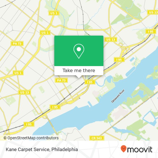 Kane Carpet Service map