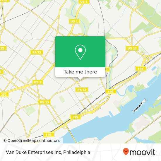 Van Duke Enterprises Inc map