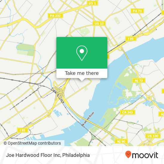 Mapa de Joe Hardwood Floor Inc