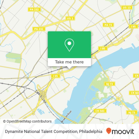 Dynamite National Talent Competition map