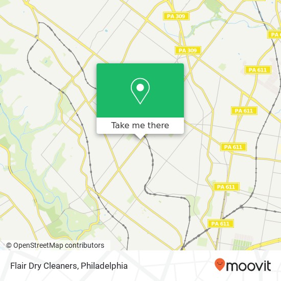 Mapa de Flair Dry Cleaners