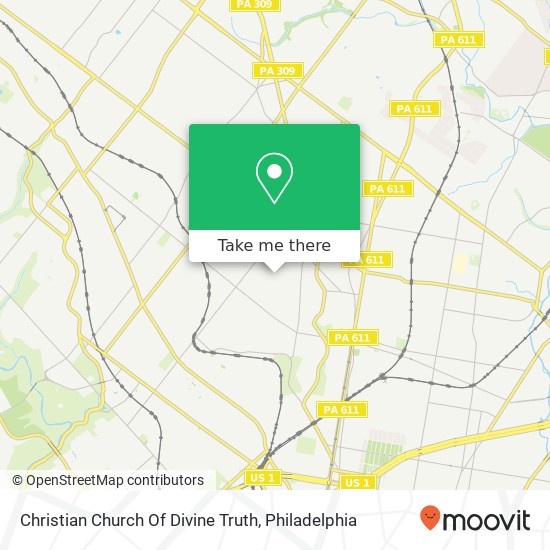 Christian Church Of Divine Truth map