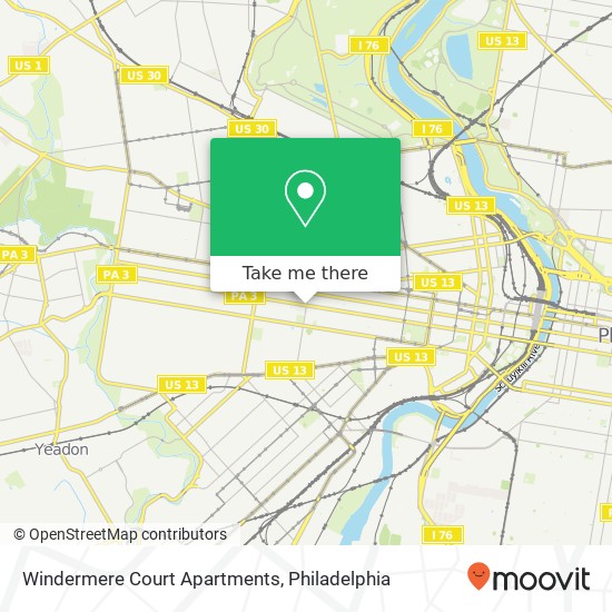 Mapa de Windermere Court Apartments