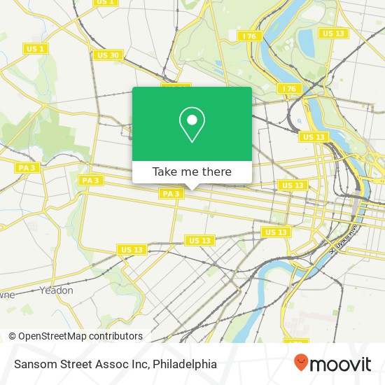 Mapa de Sansom Street Assoc Inc