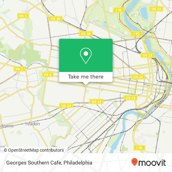 Mapa de Georges Southern Cafe