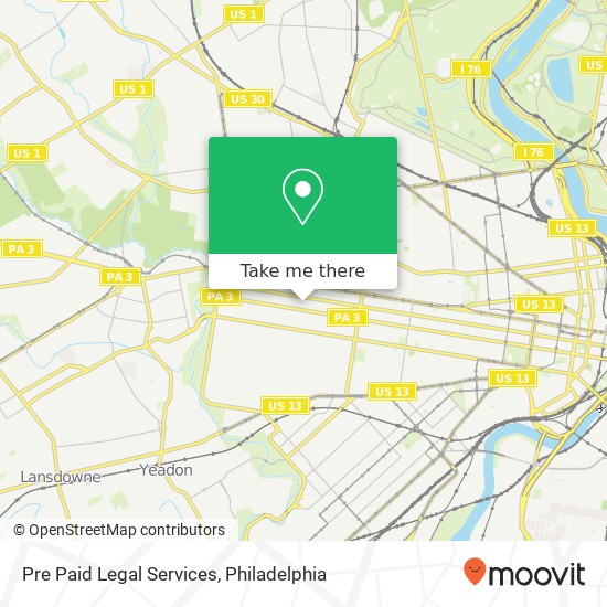 Pre Paid Legal Services map