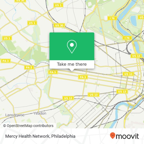 Mercy Health Network map