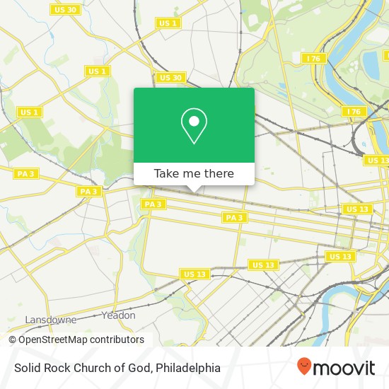 Mapa de Solid Rock Church of God