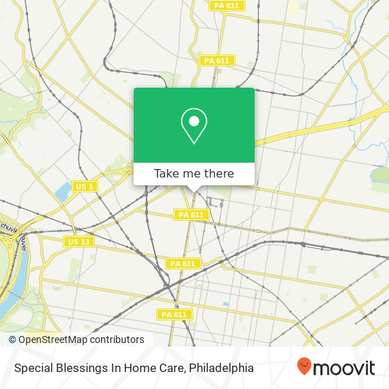 Special Blessings In Home Care map