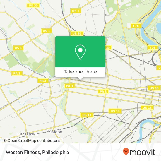 Weston Fitness map