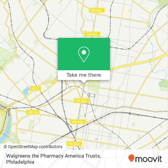 Walgreens the Pharmacy America Trusts map