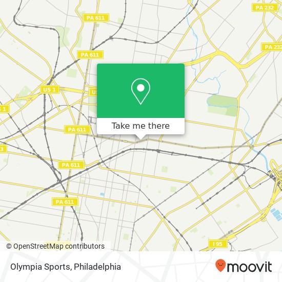 Olympia Sports map