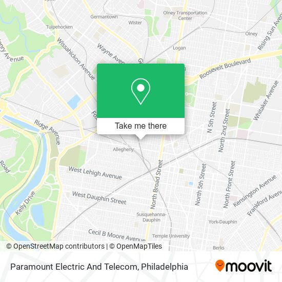 Paramount Electric And Telecom map