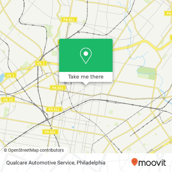 Mapa de Qualcare Automotive Service