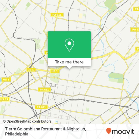 Tierra Colombiana Restaurant & Nightclub map