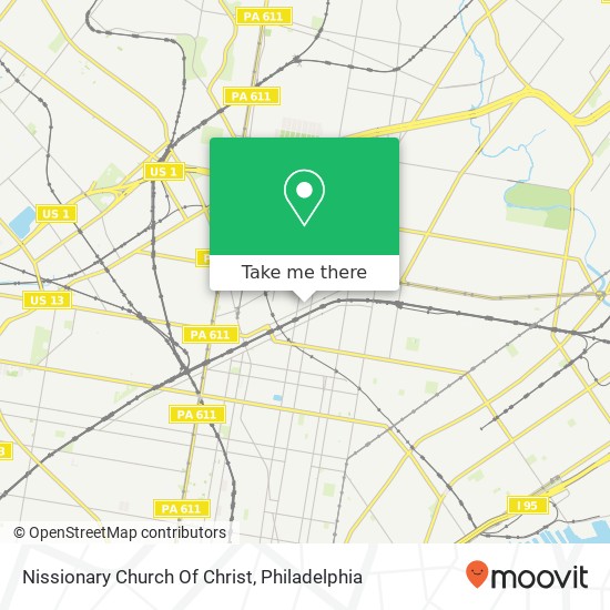 Mapa de Nissionary Church Of Christ