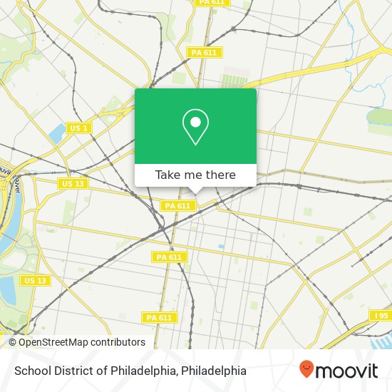 Mapa de School District of Philadelphia