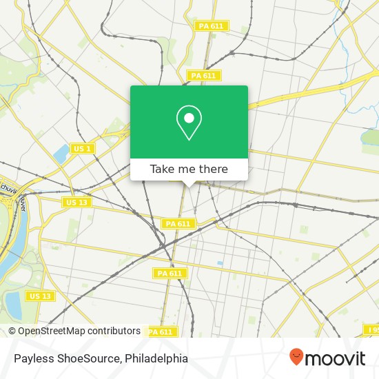 Payless ShoeSource map