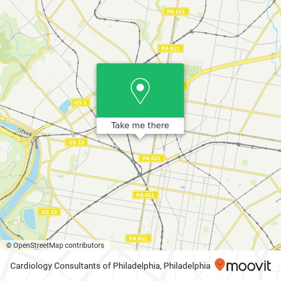 Cardiology Consultants of Philadelphia map