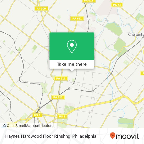 Haynes Hardwood Floor Rfnshng map