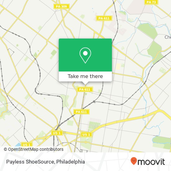 Payless ShoeSource map