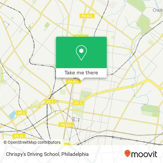 Mapa de Chrispy's Driving School