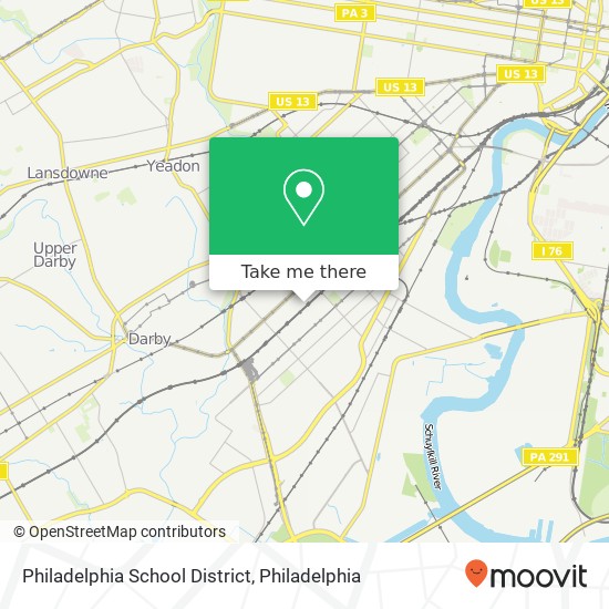 Philadelphia School District map