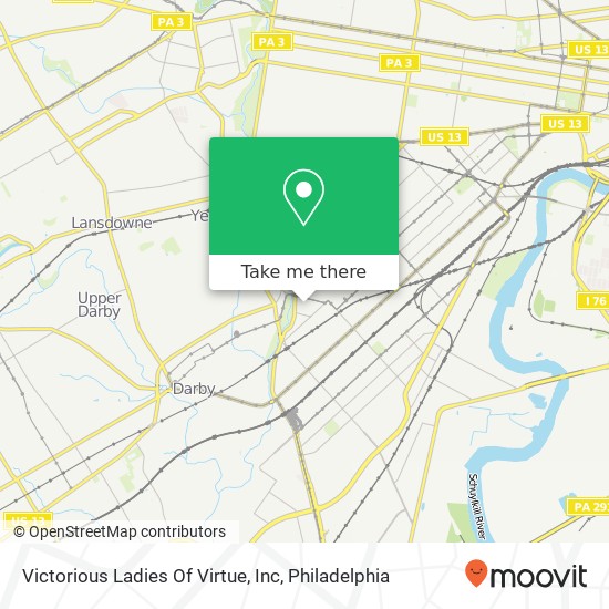 Mapa de Victorious Ladies Of Virtue, Inc