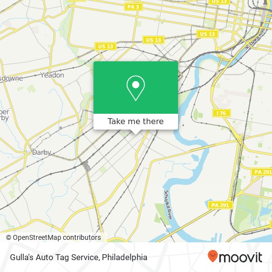 Gulla's Auto Tag Service map