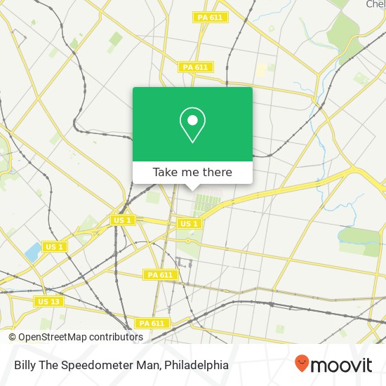 Billy The Speedometer Man map