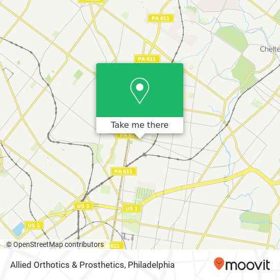 Allied Orthotics & Prosthetics map