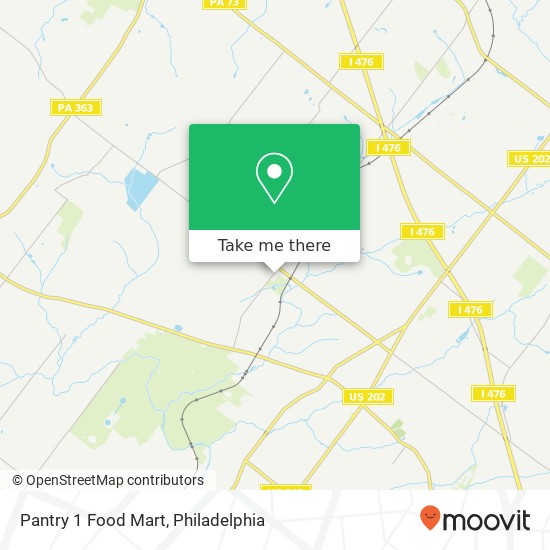 Mapa de Pantry 1 Food Mart
