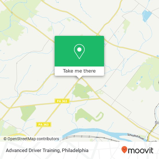 Advanced Driver Training map