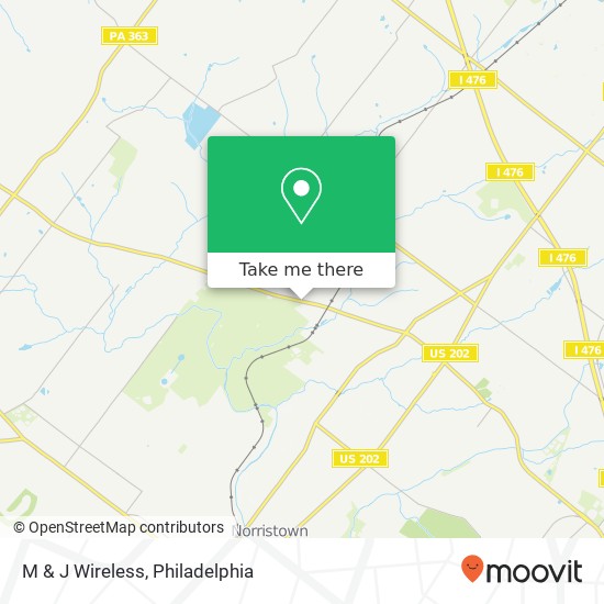 M & J Wireless map