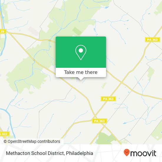 Methacton School District map