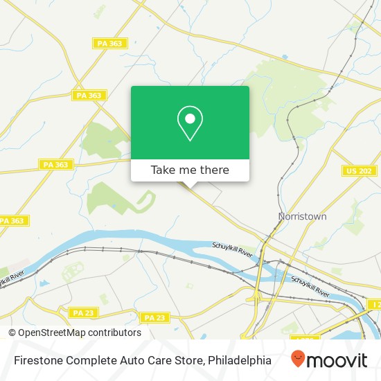 Mapa de Firestone Complete Auto Care Store