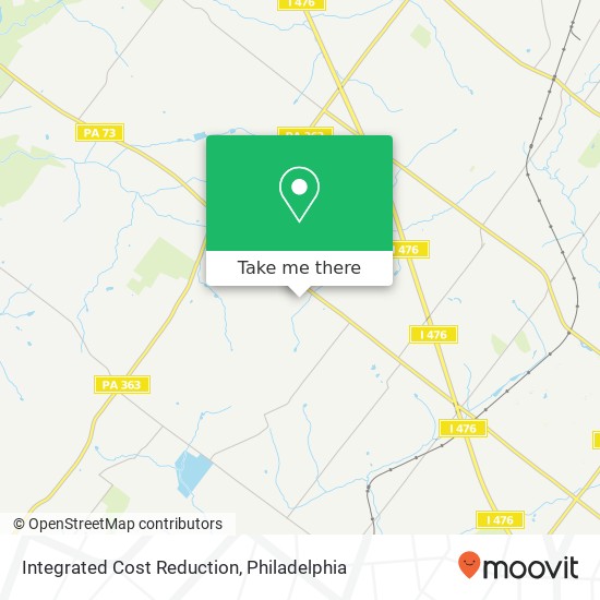 Integrated Cost Reduction map