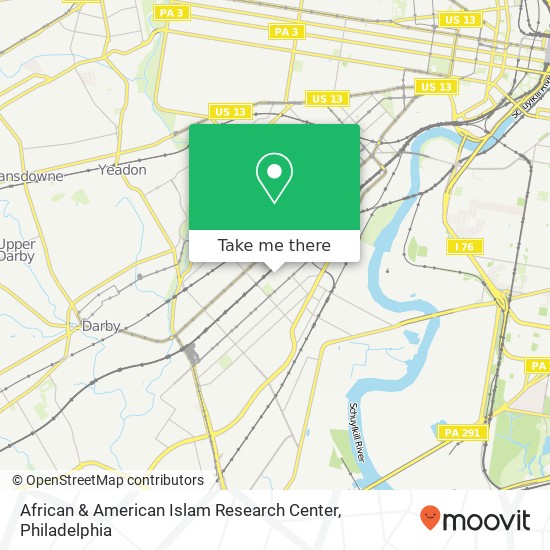 Mapa de African & American Islam Research Center