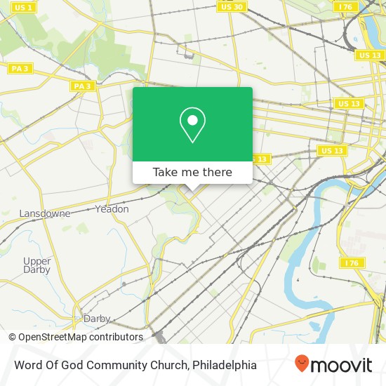 Mapa de Word Of God Community Church