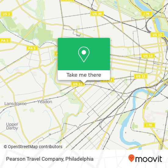 Pearson Travel Company map