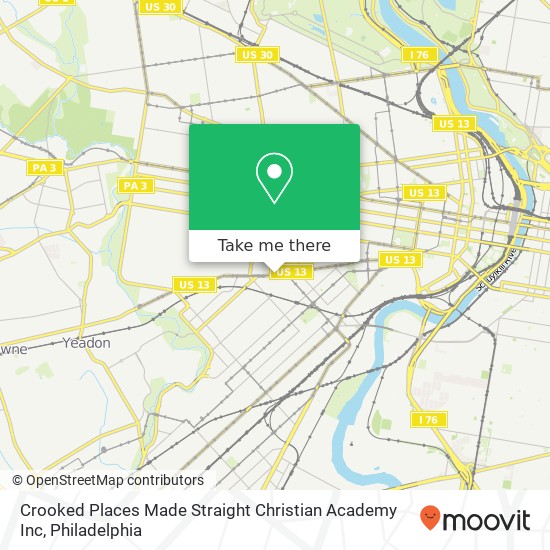 Crooked Places Made Straight Christian Academy Inc map