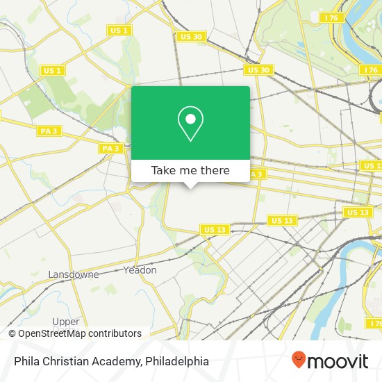 Phila Christian Academy map