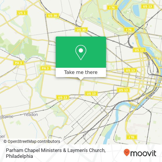 Mapa de Parham Chapel Ministers & Laymen's Church