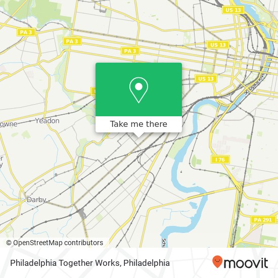 Philadelphia Together Works map