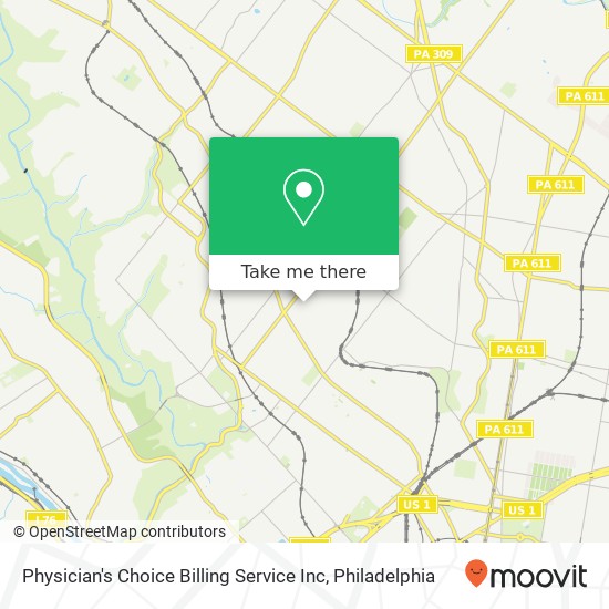 Physician's Choice Billing Service Inc map