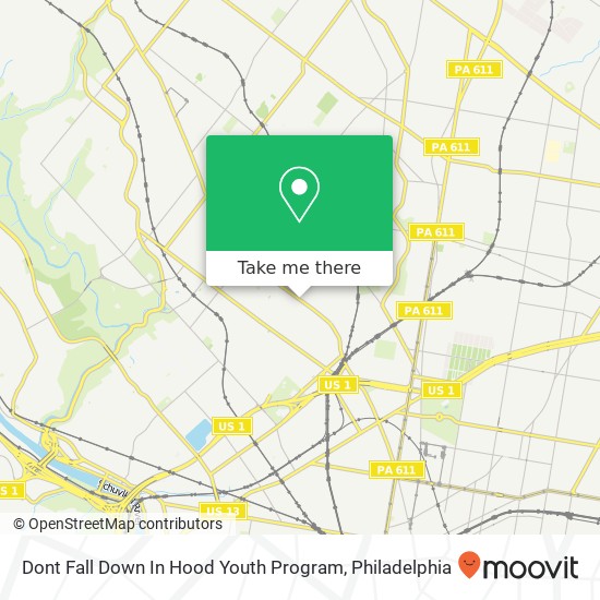 Dont Fall Down In Hood Youth Program map