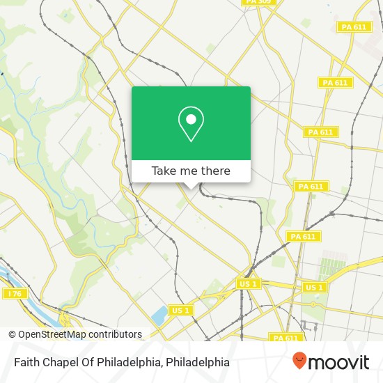 Mapa de Faith Chapel Of Philadelphia