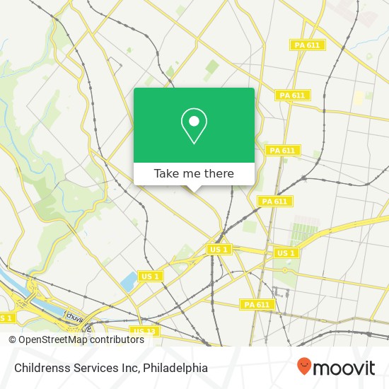 Childrenss Services Inc map